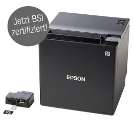 Epson TM-m30F, Fiscal DE, USB, Ethernet, 8 Punkte/mm (203dpi), ePOS, weiß