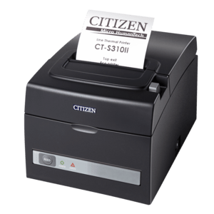 Citizen CT-S310II, Dual-IF, 8 Punkte/mm (203dpi), Cutter, schwarz