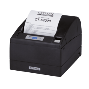 Citizen CT-S4000/L, USB, LPT, 8 Punkte/mm (203dpi), Cutter, schwarz