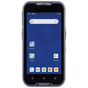 Datalogic Memor 11, Green Spot, 2D, 12,7cm (5), GPS, Gun, USB-C, BT, WLAN, NFC, Android, Kit (USB), GMS, schwarz