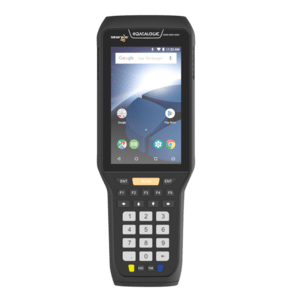 Datalogic Skorpio X5, 1D, Imager, Func. Num., Gun, BT, WLAN, NFC, Android, GMS, erw. Akku
