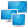 Elo Touch Solutions 03-Series, 54,6cm (21,5), Projected Capacitive, 10 TP, Full HD, USB, Kit (USB), weiß
