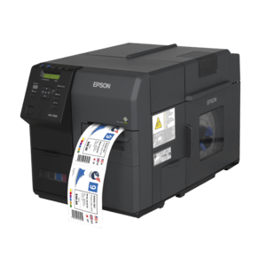 Epson ColorWorks C7500G, Cutter, Disp., USB, Ethernet, schwarz