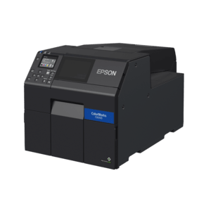 Epson ColorWorks CW-C6500Ae, matte black ink, Cutter, Disp., USB, Ethernet, schwarz