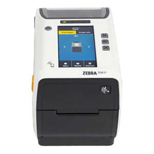 Zebra ZD611-HC, 8 Punkte/mm (203dpi), Disp. (Farbe), USB, BT, Ethernet, WLAN, EPLII, ZPLII, Kit (USB), weiß