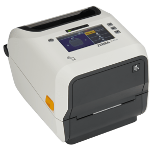 Zebra ZD621d Healthcare, 8 Punkte/mm (203dpi), Disp. (Farbe), RTC, USB, USB-Host, RS232, BT (BLE), Ethernet, weiß
