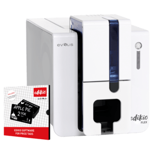 Evolis Edikio Flex, einseitig, 12 Punkte/mm (300dpi), USB, Ethernet, Kit (USB)