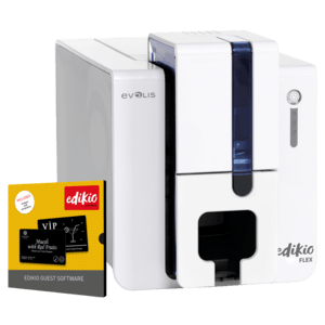 Evolis Edikio Flex - Guest Solution, einseitig, 12 Punkte/mm (300dpi), USB, Ethernet, Kit (USB)