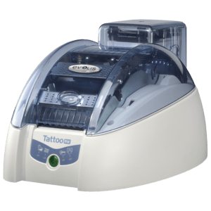 Evolis Tattoo2 RW, einseitig, 12 Punkte/mm (300dpi), USB, Ethernet, MSR