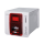 Evolis Zenius Expert, einseitig, 12 Punkte/mm (300dpi), USB, Ethernet, Contactless, rot