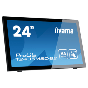 iiyama ProLite T2452MSC-W1, Full HD, USB, Kit (USB), weiß