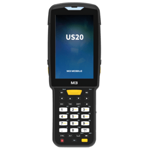 M3 Mobile US20X, 2D, SE4710, BT, WLAN, 4G, NFC, Func. Num., GPS, hot-swap, Android