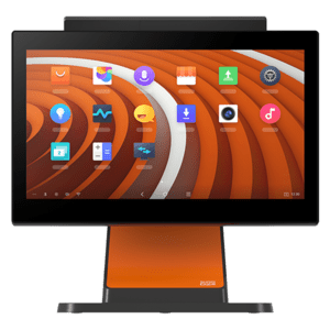 SUNMI D2s LITE, Mono Screen, 39,6cm (15,6), Full HD, USB, BT, Ethernet, WLAN, Android, schwarz, orange