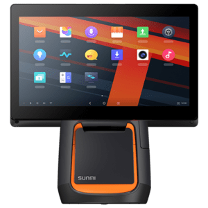 Sunmi T2s, 39,6cm (15,6), KD, Android, schwarz, orange