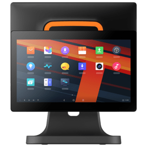 Sunmi T2s Lite, 39,6cm (15,6), Full HD, KD, USB, RS232, BT, Ethernet, WLAN, Android, schwarz, orange