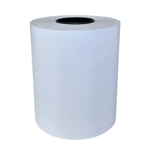 Etiketten (Linerless), Etikettenrolle, Thermopapier, leicht ablösbar, 58mm